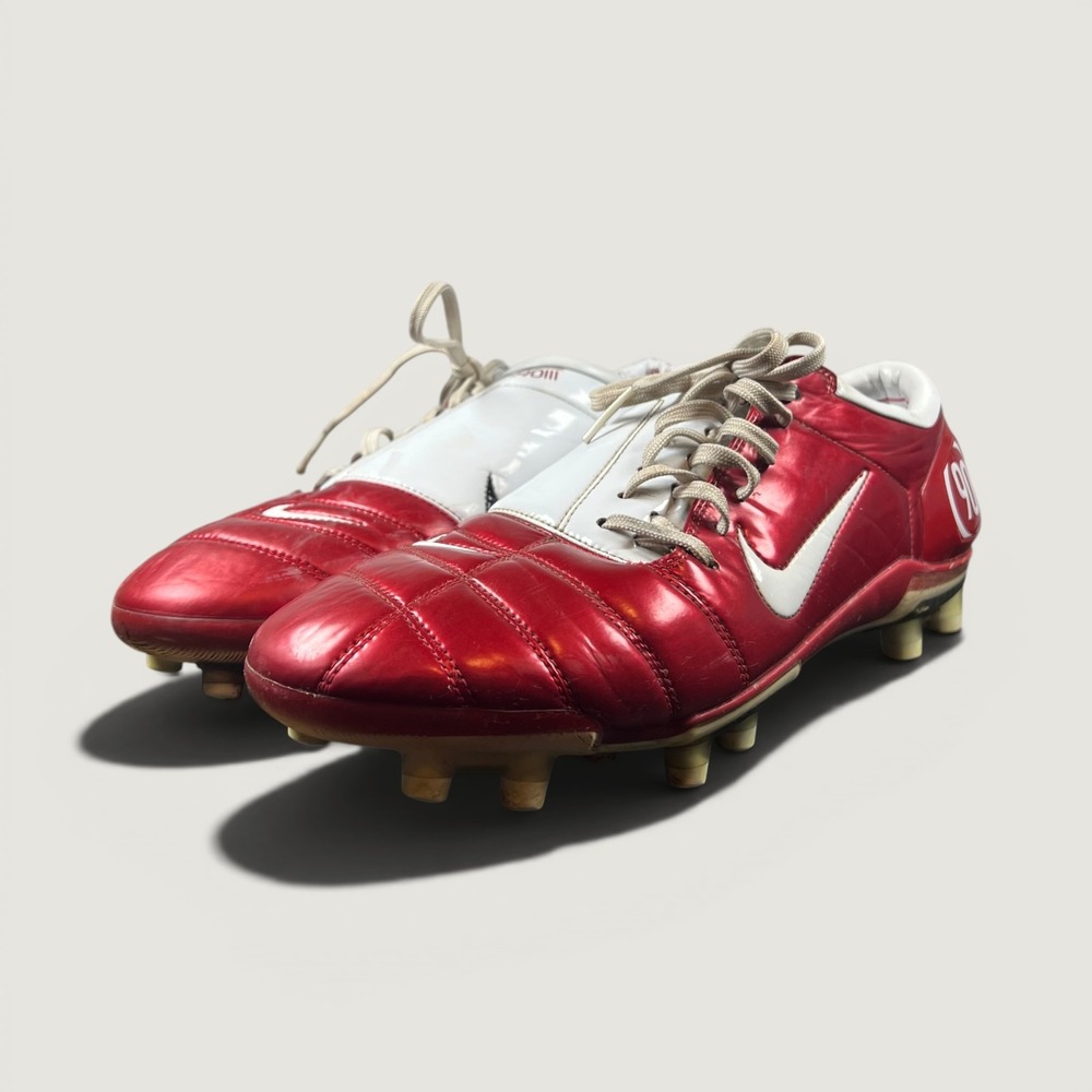2004 OG Nike Air Zoom Total 90 III Soccer Cleats Mens US 11 Red White Italy Made